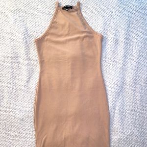 missguided x carli bybel ribbed body con dress